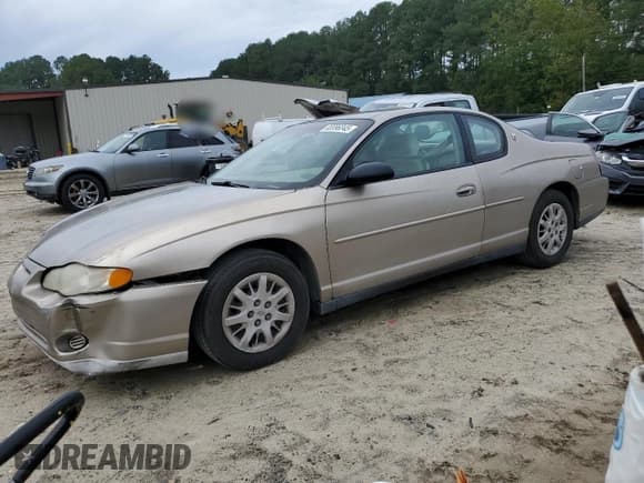 ✅ 2002 Chevrolet Monte Carlo LS • VIN: 2G1WW12E929139214 • Lot: 82096345. Listed on Copart with Not provided. Free auction sales archive from the USA and detailed vehicle history report at DreamBid. Image 1.