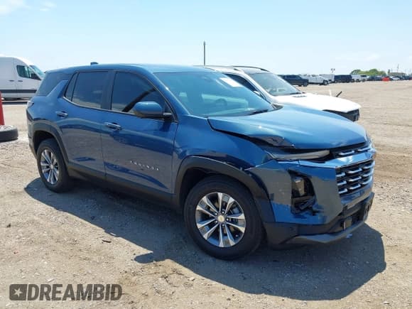 ✅ 2026 Chevrolet Equinox FWD LT • VIN: 3GNAXHEG0TL120268 • Lot: 43037826. Listed on IAAI with 9,420 mi. Free auction sales archive from the USA and detailed vehicle history report at DreamBid. Image 1.
