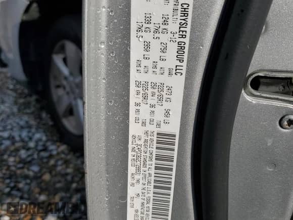 2012 Dodge Journey SXT с VIN 3C4PDCBG2CT299531, выставлен на аукционе Copart как лот 80648465 с пробегом 233 912 миль миль и Списание • Salvage title. История ставок и продаж доступна на DreamBid. Изображение 13.