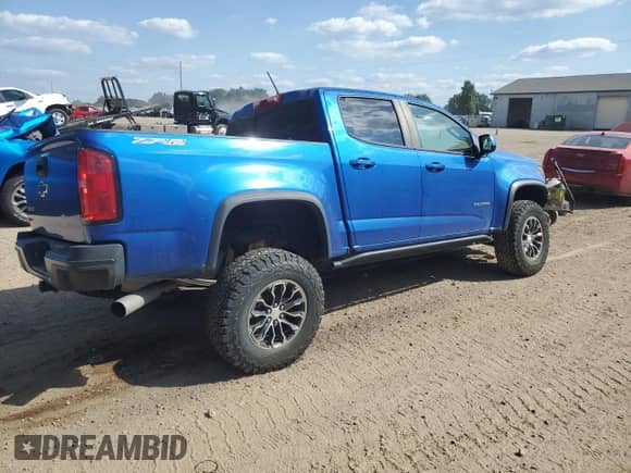 2019 Chevrolet Colorado 4WD ZR2 с VIN 1GCPTEE19K1243968, выставлен на аукционе Copart как лот 80692375 с пробегом 83 293 миль миль и Чистый • Clean title. История ставок и продаж доступна на DreamBid. Изображение 3.