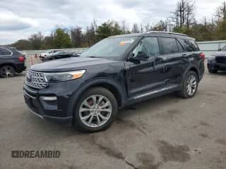 2021 Ford Explorer Limited z VIN 1FMSK8FH4MGA84511, wystawiony jako Copart lot #86810185 z przebiegiem 56 252 mil mil oraz Czysty tytuł • Clean title. Historia ofert i sprzedaży dostępna na DreamBid. Obrazek 1.