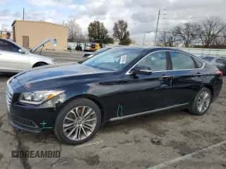2015 Hyundai Genesis 3.8L z VIN KMHGN4JE0FU020022, wystawiony jako Copart lot #80983984 z przebiegiem 274 276 mil mil oraz Szkoda całkowita • Salvage title. Historia ofert i sprzedaży dostępna na DreamBid. Obrazek 1.