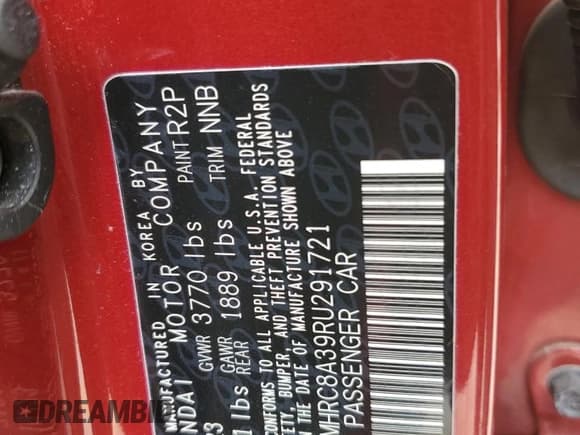 ✅ 2024 Hyundai Venue SEL • VIN: KMHRC8A39RU291721 • Lot: 49740025. Listed on Copart with 25,577 mi. Free auction sales archive from the USA and detailed vehicle history report at DreamBid. Image 13.