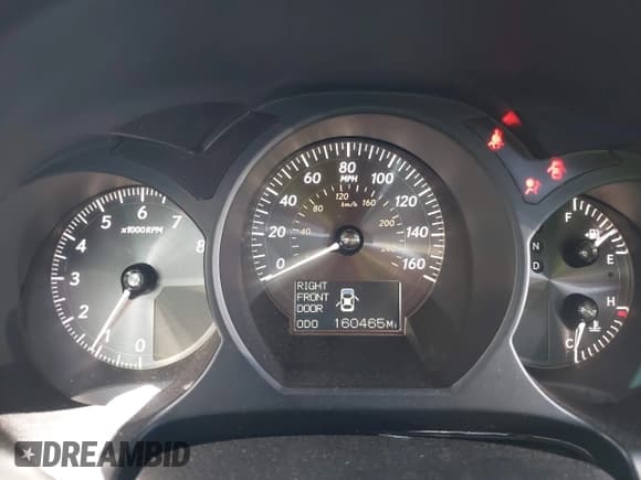 ✅ 2008 Lexus GS 350 • VIN: JTHCE96S480019138 • Lot: 43185688. Listed on IAAI with 160,465 mi. Free auction sales archive from the USA and detailed vehicle history report at DreamBid. Image 7.