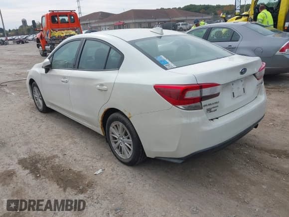 ✅ 2017 Subaru Impreza Premium • VIN: 4S3GKAB63H3612753 • Lot: 43479359. Listed on IAAI with Not provided. Free auction sales archive from the USA and detailed vehicle history report at DreamBid. Image 3.