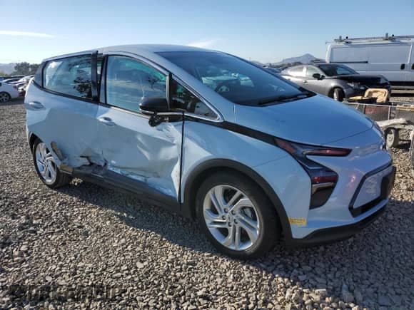 2022 Chevrolet Bolt EV 1LT with VIN 1G1FW6S04N4112933, listed as a Copart auction lot 89450355 with 14,713 mi miles and Salvage title. Bid and sale history available at DreamBid. Image 4.