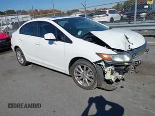 ✅ 2012 Honda Civic EX-L • VIN: 2HGFB2F9XCH598962 • Lot: 43603875. Listed on IAAI with 138,467 mi. Free auction sales archive from the USA and detailed vehicle history report at DreamBid. Image 1.