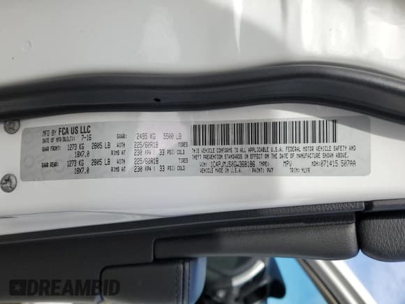 ✅ 2016 Jeep Cherokee Overland • VIN: 1C4PJMJS0GW368186 • Лот: 45785855. Опубликован ранее на Copart с пробегом 107 902 миль. Бесплатный доступ к архиву аукционных продаж из США и подробный отчёт об истории автомобиля на DreamBid. Изображение 13.