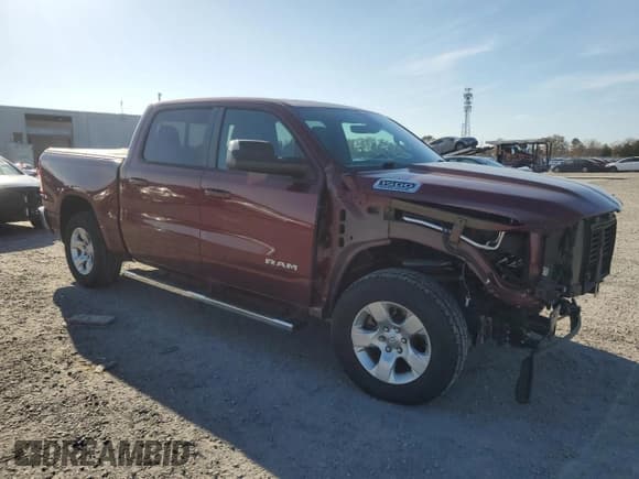 ✅ 2021 Ram 1500 Big Horn • VIN: 1C6SRFFT5MN535506 • Lot: 92245945. Listed on Copart with 51,739 mi. Free auction sales archive from the USA and detailed vehicle history report at DreamBid. Image 4.