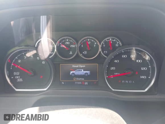 ✅ 2021 Chevrolet Silverado 1500 LT Trail Boss • VIN: 1GCPYFED4MZ267455 • Lot: 42588697. Listed on IAAI with 77,335 mi. Free auction sales archive from the USA and detailed vehicle history report at DreamBid. Image 7.