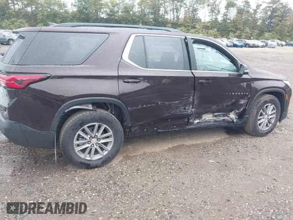 2023 Chevrolet Traverse LT Cloth with VIN 1GNEVGKW1PJ184457, listed as a IAAI auction lot 43392256 with 56,213 mi miles and . Bid and sale history available at DreamBid. Image 6.
