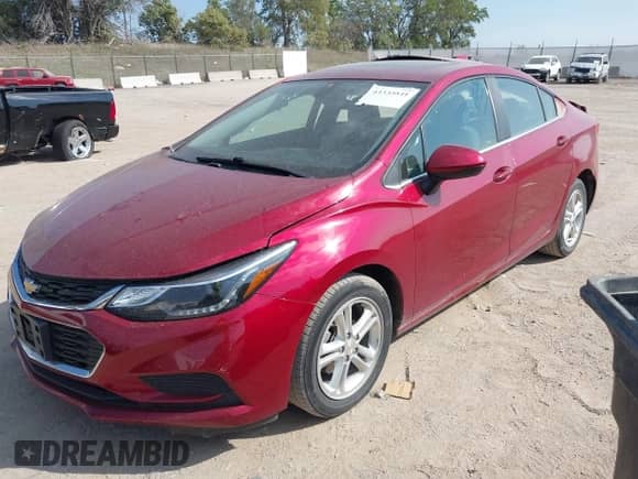 2017 Chevrolet Cruze LT with VIN 1G1BE5SM1H7234876, listed as a IAAI auction lot 43335341 with 74,838 mi miles and . Bid and sale history available at DreamBid. Image 2.