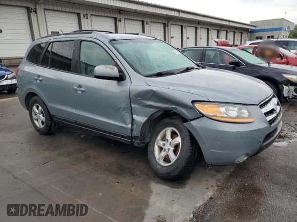 ✅ 2007 Hyundai Santa Fe GLS • VIN: 5NMSG13D07H089720 • Lot: 72708484. Listed on Copart with 240,688 mi. Free auction sales archive from the USA and detailed vehicle history report at DreamBid. Image 4.