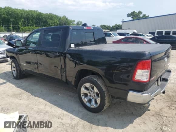 2022 Ram 1500 Lone Star with VIN 1C6SRFFT0NN427277, listed as a Copart auction lot 59408095 with 52,133 mi miles and Salvage title. Bid and sale history available at DreamBid. Image 2.