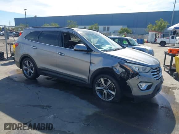 2015 Hyundai Santa Fe Limited z VIN KM8SR4HF6FU099631, wystawiony jako IAAI lot #43541205 z przebiegiem 209 264 mil mil oraz . Historia ofert i sprzedaży dostępna na DreamBid. Obrazek 1.