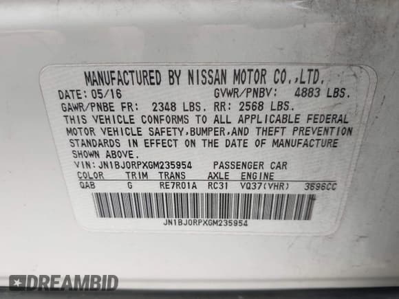 ✅ 2016 Infiniti QX50 • VIN: JN1BJ0RPXGM235954 • Lot: 42371223. Wystawiony na IAAI z przebiegiem 154 000 mil. Bezpłatny archiwum sprzedaży aukcyjnych z USA i szczegółowy raport historii pojazdu na DreamBid. Zdjęcie 9.