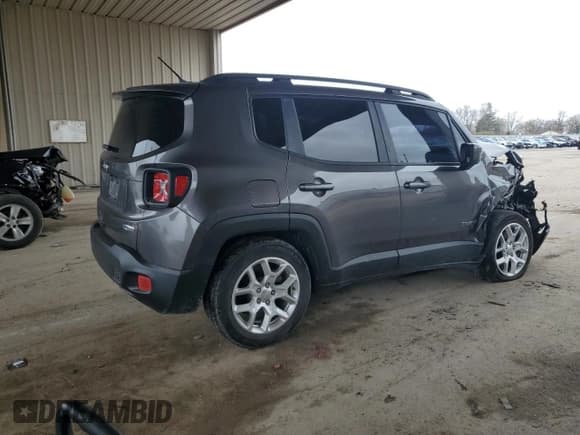 ✅ 2017 Jeep Renegade Latitude • VIN: ZACCJABB5HPF37984 • Lot: 52618355. Listed on Copart with 123,335 mi. Free auction sales archive from the USA and detailed vehicle history report at DreamBid. Image 3.