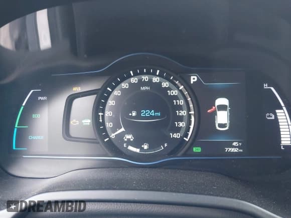 ✅ 2019 Hyundai Ioniq Limited • VIN: KMHC05LC8KU143043 • Lot: 41937241. Wystawiony na IAAI z przebiegiem 77 992 mil. Bezpłatny archiwum sprzedaży aukcyjnych z USA i szczegółowy raport historii pojazdu na DreamBid. Zdjęcie 7.