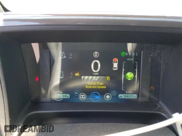 ✅ 2013 Chevrolet Volt • VIN: 1G1RF6E47DU146990 • Lot: 67827205. Listed on Copart with 184,972 mi. Free auction sales archive from the USA and detailed vehicle history report at DreamBid. Image 9.