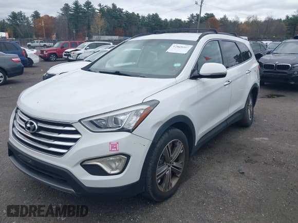 ✅ 2013 Hyundai Santa Fe Limited • VIN: KM8SR4HF0DU002971 • Lot: 43569007. Listed on IAAI with 119,350 mi. Free auction sales archive from the USA and detailed vehicle history report at DreamBid. Image 2.
