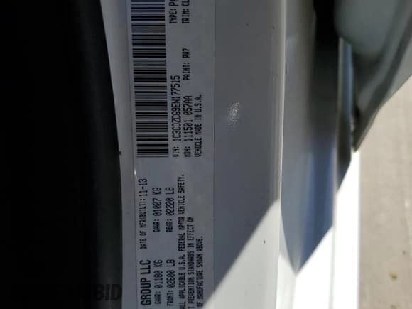 ✅ 2014 Dodge Avenger SXT • VIN: 1C3CDZCG9EN177515 • Лот: 73481554. Опубликован ранее на Copart с пробегом 164 996 миль. Бесплатный доступ к архиву аукционных продаж из США и подробный отчёт об истории автомобиля на DreamBid. Изображение 14.