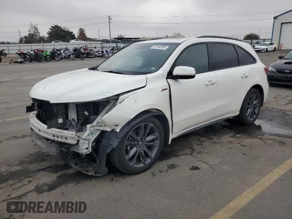 ✅ 2019 Acura MDX Technology • VIN: 5J8YD4H0XKL000996 • Lot: 93140295. Listed on Copart with 81,296 mi. Free auction sales archive from the USA and detailed vehicle history report at DreamBid. Image 1.
