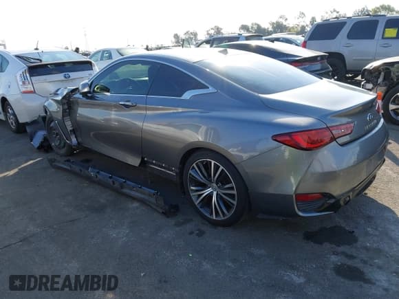 ✅ 2017 Infiniti Q60 Premium • VIN: JN1CV7EK8HM111114 • Lot: 41323754. Listed on IAAI with 95,683 mi. Free auction sales archive from the USA and detailed vehicle history report at DreamBid. Image 3.