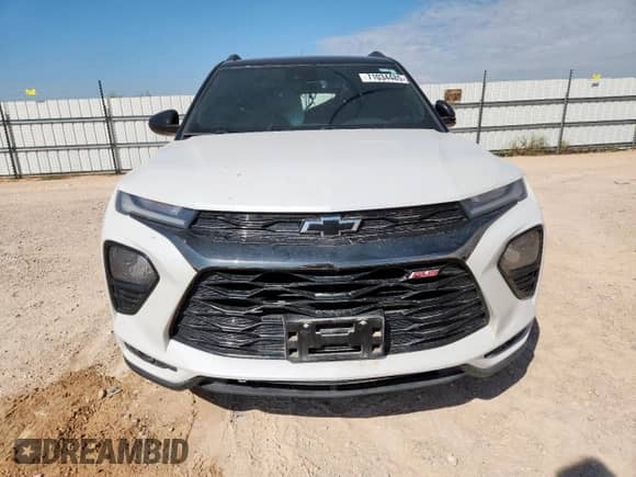 2022 Chevrolet TrailBlazer RS with VIN KL79MTSL7NB100898, listed as a Copart auction lot 71034485 with 71,906 mi miles and Salvage title. Bid and sale history available at DreamBid. Image 5.
