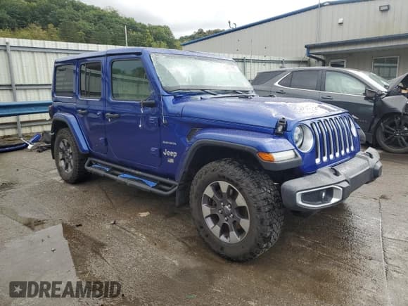 ✅ 2018 Jeep Wrangler Unlimited Sahara • VIN: 1C4HJXEG3JW243797 • Lot: 83837805. Wystawiony na Copart z przebiegiem 96 310 mil. Bezpłatny archiwum sprzedaży aukcyjnych z USA i szczegółowy raport historii pojazdu na DreamBid. Zdjęcie 4.