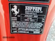 ✅ 2022 Ferrari F8 • VIN: ZFF93LMAXN0275841 • Lot: 73758724. Listed on Copart with Not provided. Free auction sales archive from the USA and detailed vehicle history report at DreamBid. Image 12.