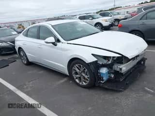 ✅ 2020 Hyundai Sonata SEL • VIN: 5NPEF4JA8LH037033 • Лот: 43386752. Опубликован ранее на IAAI с пробегом 54 058 миль. Бесплатный доступ к архиву аукционных продаж из США и подробный отчёт об истории автомобиля на DreamBid. Изображение 1.