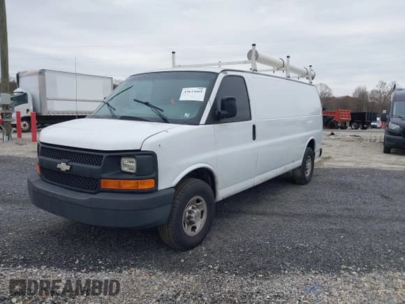 ✅ 2004 Chevrolet Express Cargo • VIN: 1GCHG39U141100288 • Лот: 43633665. Опубликован ранее на IAAI с пробегом 201 859 миль. Бесплатный доступ к архиву аукционных продаж из США и подробный отчёт об истории автомобиля на DreamBid. Изображение 2.