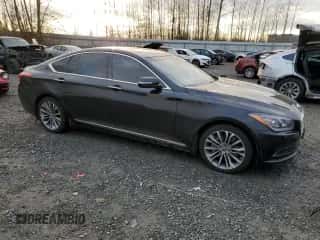 2016 Hyundai Genesis 3.8L z VIN KMHGN4JE8GU135355, wystawiony jako Copart lot #83717974 z przebiegiem 278 267 mil mil oraz Czysty tytuł • Clean title. Historia ofert i sprzedaży dostępna na DreamBid. Obrazek 4.