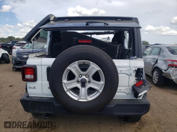 ✅ 2020 Jeep Wrangler Willys • VIN: 1C4GJXAN8LW121231 • Lot: 59509274. Listed on Copart with Not provided. Free auction sales archive from the USA and detailed vehicle history report at DreamBid. Image 6.