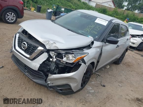 ✅ 2020 Nissan Kicks S • VIN: 3N1CP5BV3LL480785 • Lot: 42915970. Listed on IAAI with 108,331 mi. Free auction sales archive from the USA and detailed vehicle history report at DreamBid. Image 17.