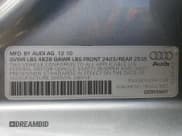 ✅ 2011 Audi A4 Premium Plus • VIN: WAUHFAFL7BN037882 • Lot: 43255745. Listed on Copart with 119,212 mi. Free auction sales archive from the USA and detailed vehicle history report at DreamBid. Image 12.