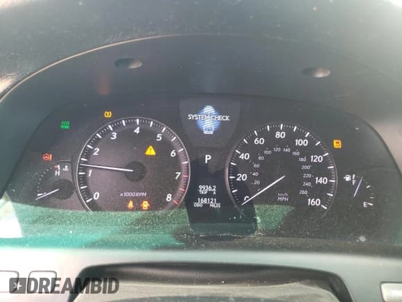 ✅ 2010 Lexus LS 460 • VIN: JTHCL5EF4A5006028 • Lot: 70113445. Listed on Copart with 168,121 mi. Free auction sales archive from the USA and detailed vehicle history report at DreamBid. Image 9.