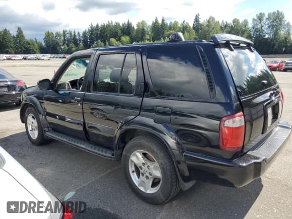 ✅ 2001 Infiniti QX4 Luxury • VIN: JNRDR09Y41W215332 • Lot: 68180275. Listed on Copart with Not provided. Free auction sales archive from the USA and detailed vehicle history report at DreamBid. Image 2.