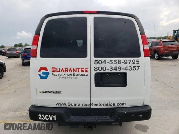 ✅ 2023 Chevrolet Express Passenger LS • VIN: 1GAZGNFP6P1205159 • Lot: 54216095. Listed on Copart with 33,752 mi. Free auction sales archive from the USA and detailed vehicle history report at DreamBid. Image 6.