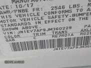 ✅ 2018 Infiniti Q50 Luxe • VIN: JN1EV7AP9JM360229 • Lot: 43688827. Wystawiony na IAAI z przebiegiem 120 145 mil. Bezpłatny archiwum sprzedaży aukcyjnych z USA i szczegółowy raport historii pojazdu na DreamBid. Zdjęcie 9.