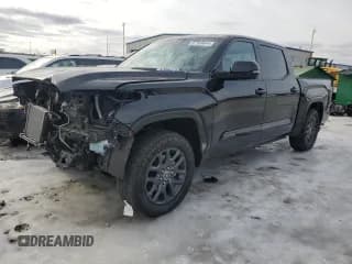 ✅ 2023 Toyota Tundra Platinum Hybrid • VIN: 5TFNC5DB8PX014865 • Lot: 87169644. Listed on Copart with 44,232 mi. Free auction sales archive from the USA and detailed vehicle history report at DreamBid. Image 1.