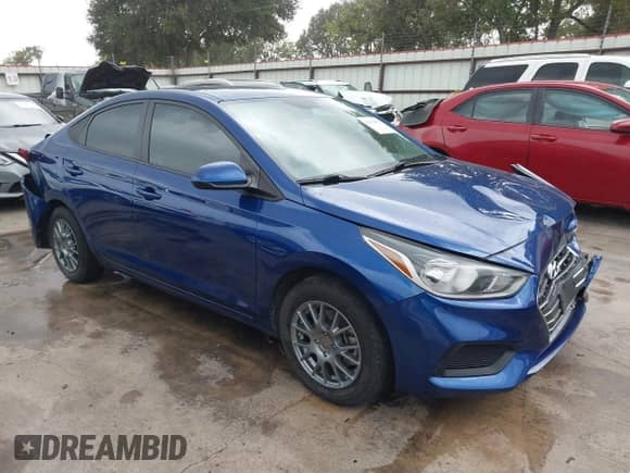 2019 Hyundai Accent SE with VIN 3KPC24A33KE069170, listed as a IAAI auction lot 42989470 with 48,437 mi miles and . Bid and sale history available at DreamBid. Image 1.