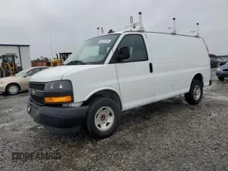 ✅ 2022 Chevrolet Express Cargo • VIN: 1GCWGAFP1N1174161 • Lot: 94396585. Listed on Copart with 68,075 mi. Free auction sales archive from the USA and detailed vehicle history report at DreamBid. Image 1.