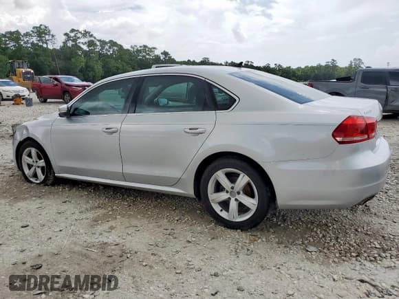 ✅ 2013 Volkswagen Passat SE • VIN: 1VWBH7A32DC103196 • Lot: 63619345. Listed on Copart with 96,455 mi. Free auction sales archive from the USA and detailed vehicle history report at DreamBid. Image 2.