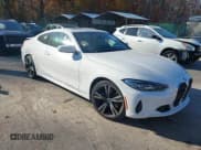 ✅ 2024 BMW 4 Series 430i xDrive • VIN: WBA73AP03RCP39664 • Lot: 43682014. Listed on IAAI with 24,763 mi. Free auction sales archive from the USA and detailed vehicle history report at DreamBid. Image 1.