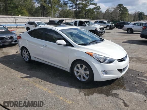 ✅ 2013 Hyundai Elantra Limited • VIN: 5NPDH4AE5DH427470 • Lot: 48922395. Listed on Copart with 103,350 mi. Free auction sales archive from the USA and detailed vehicle history report at DreamBid. Image 4.