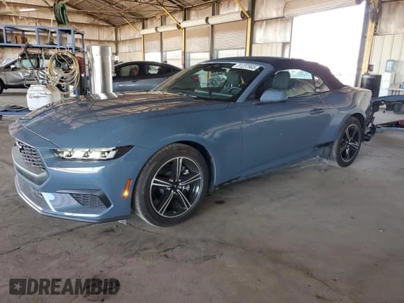 ✅ 2024 Ford Mustang EcoBoost Premium • VIN: 1FAGP8UH4R5118812 • Lot: 91237965. Listed on Copart with 10,682 mi. Free auction sales archive from the USA and detailed vehicle history report at DreamBid. Image 1.