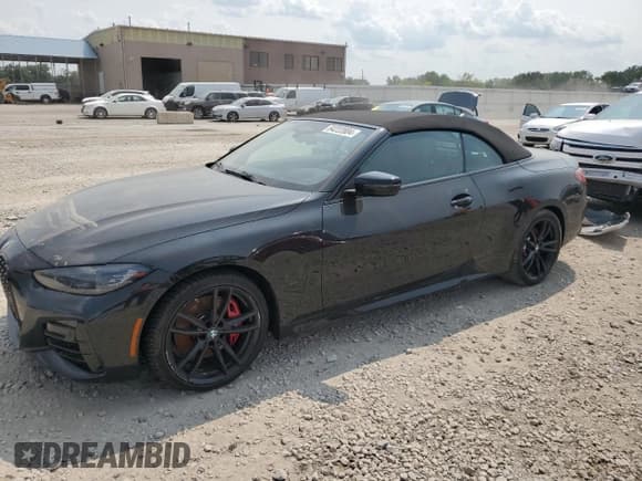 ✅ 2023 BMW 4 Series M440i xDrive • VIN: WBA63AT02PCL52909 • Лот: 64222804. Опубликован ранее на Copart с пробегом 21 772 миль. Бесплатный доступ к архиву аукционных продаж из США и подробный отчёт об истории автомобиля на DreamBid. Изображение 1.