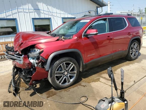 ✅ 2022 GMC Acadia SLT • VIN: 1GKKNUL46NZ160648 • Лот: 55848245. Опубликован ранее на Copart с пробегом 50 794 миль. Бесплатный доступ к архиву аукционных продаж из США и подробный отчёт об истории автомобиля на DreamBid. Изображение 1.