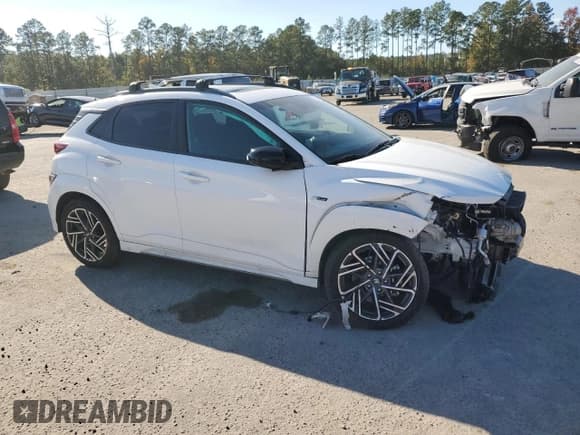 ✅ 2023 Hyundai Kona N Line • VIN: KM8K3CA35PU987350 • Лот: 77022494. Опубликован ранее на Copart с пробегом 20 647 миль. Бесплатный доступ к архиву аукционных продаж из США и подробный отчёт об истории автомобиля на DreamBid. Изображение 4.